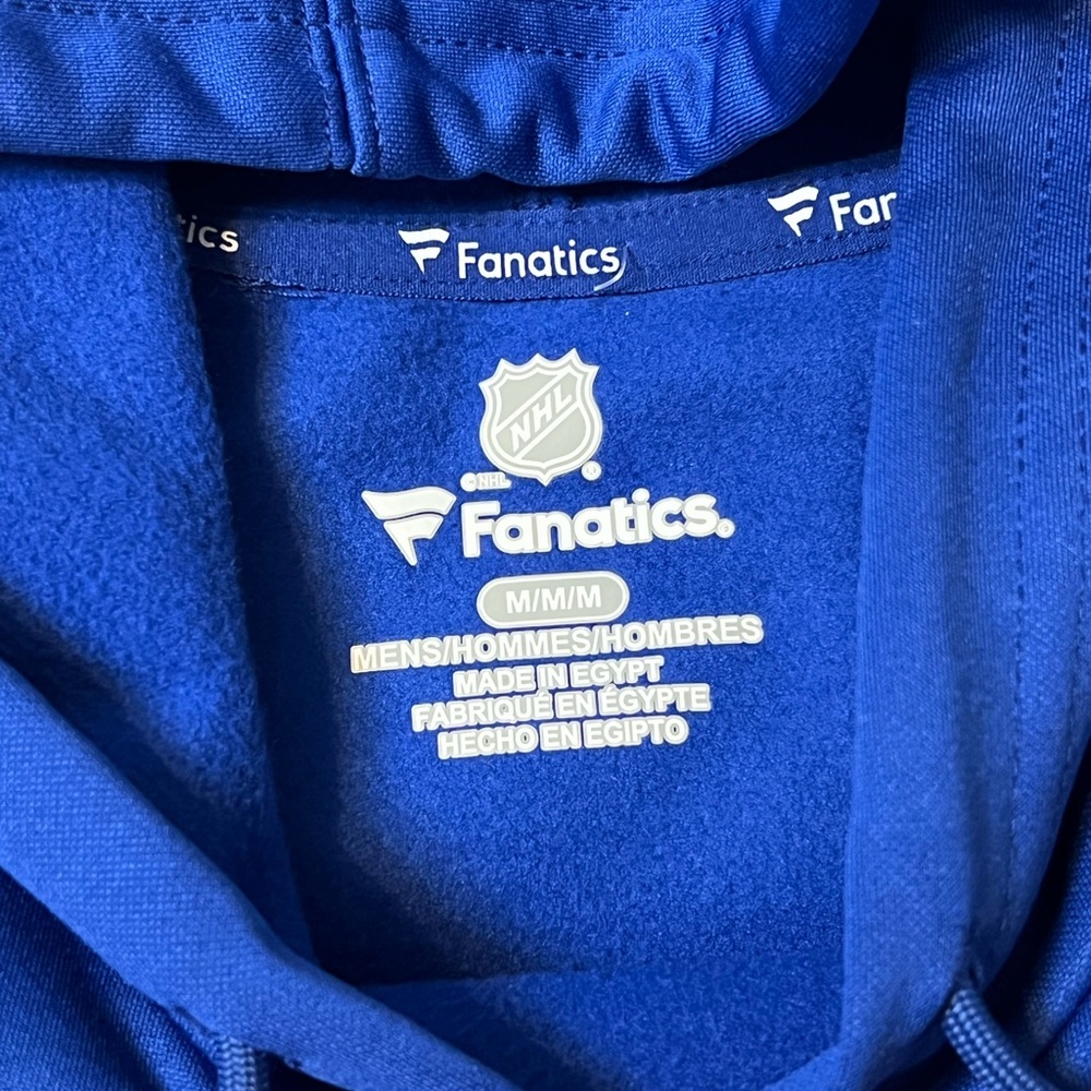 Fanatics Men’s size Medium New York Rangers Hockey Hoodie. New without tags - Picture 9 of 10